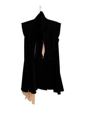 Jessie Hill Black Dress with Cream Accent